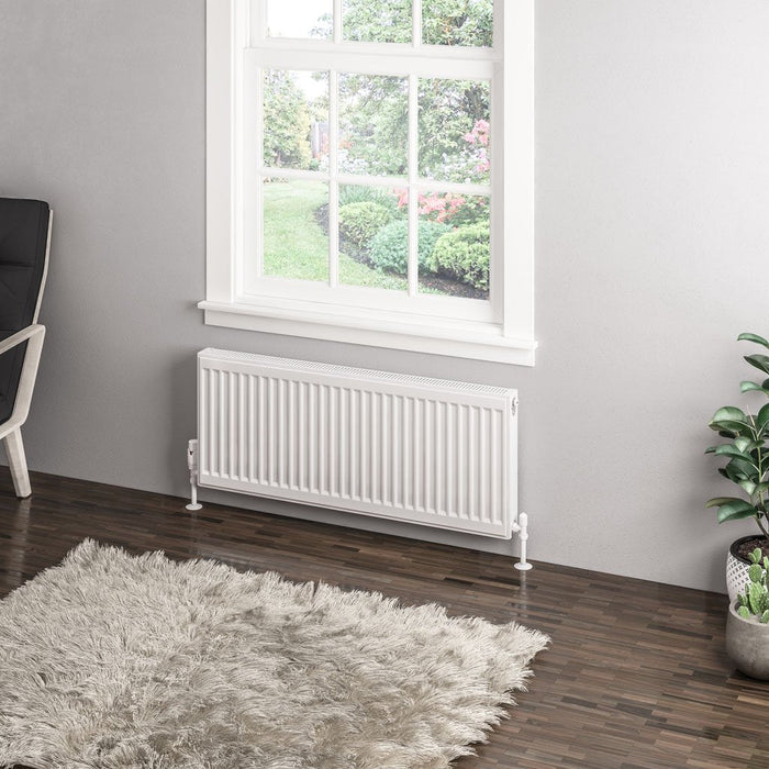 Eastbrook Type 11 Compact Single Panel Radiator Gloss White