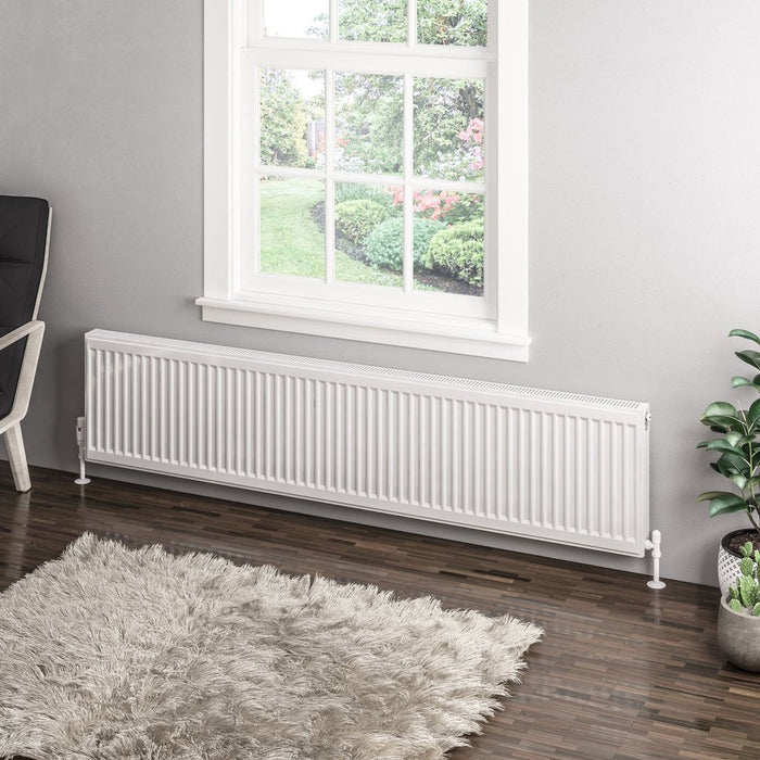 Eastbrook Type 11 Compact Single Panel Radiator Gloss White
