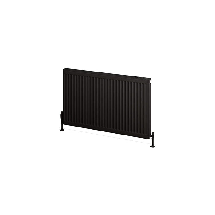 Eastbrook Type 11 Compact Single Panel Radiator Matt Black