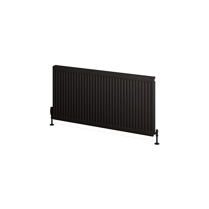 Eastbrook Type 11 Compact Single Panel Radiator Matt Black