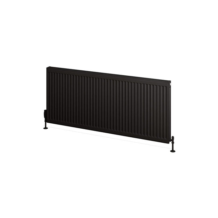 Eastbrook Type 11 Compact Single Panel Radiator Matt Black
