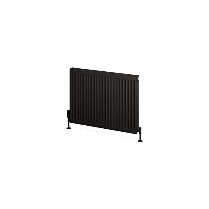 Eastbrook Type 11 Compact Single Panel Radiator Matt Black