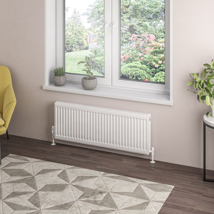 Eastbrook Type 21 Compact Single Panel Radiator Gloss White