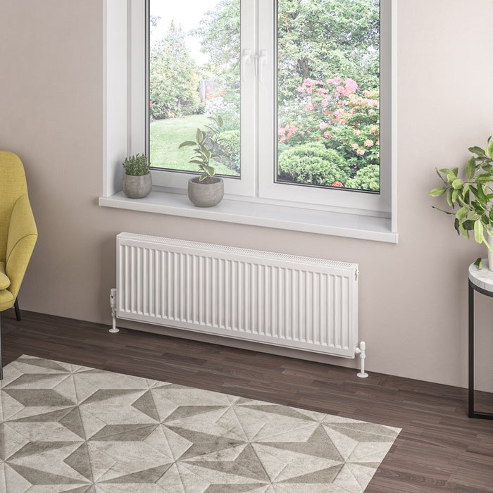 Eastbrook Type 21 Compact Single Panel Radiator Gloss White