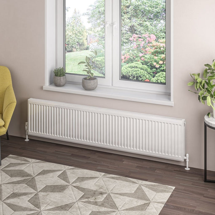 Eastbrook Type 21 Compact Single Panel Radiator Gloss White