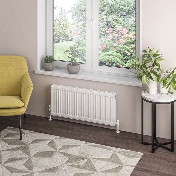 Eastbrook Type 21 Compact Single Panel Radiator Gloss White