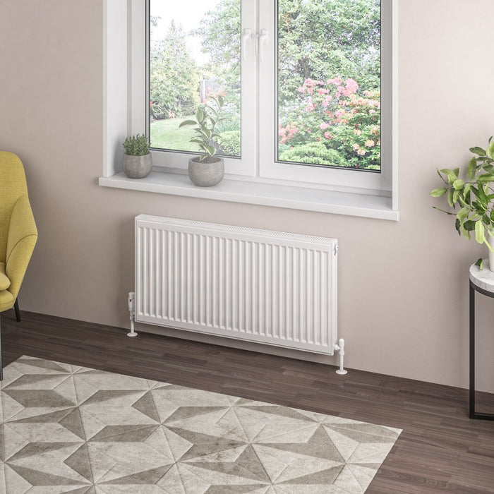 Eastbrook Type 21 Compact Single Panel Radiator Gloss White