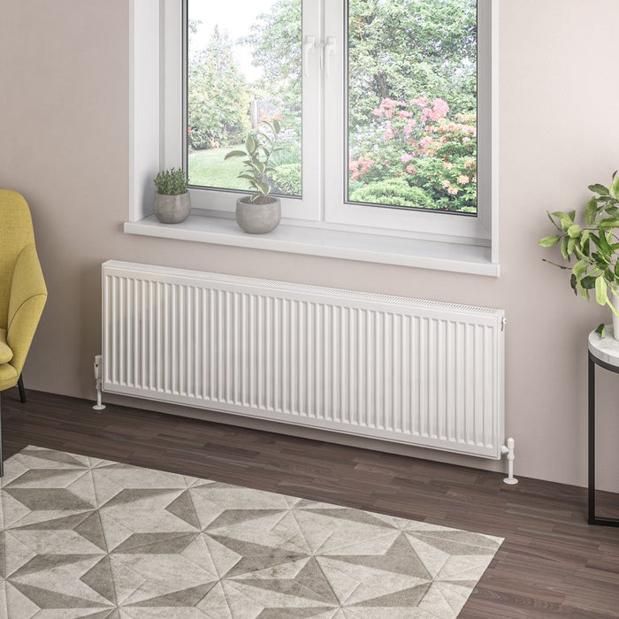 Eastbrook Type 21 Compact Single Panel Radiator Gloss White