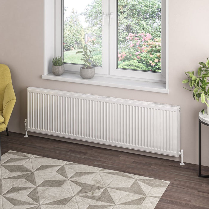 Eastbrook Type 21 Compact Single Panel Radiator Gloss White