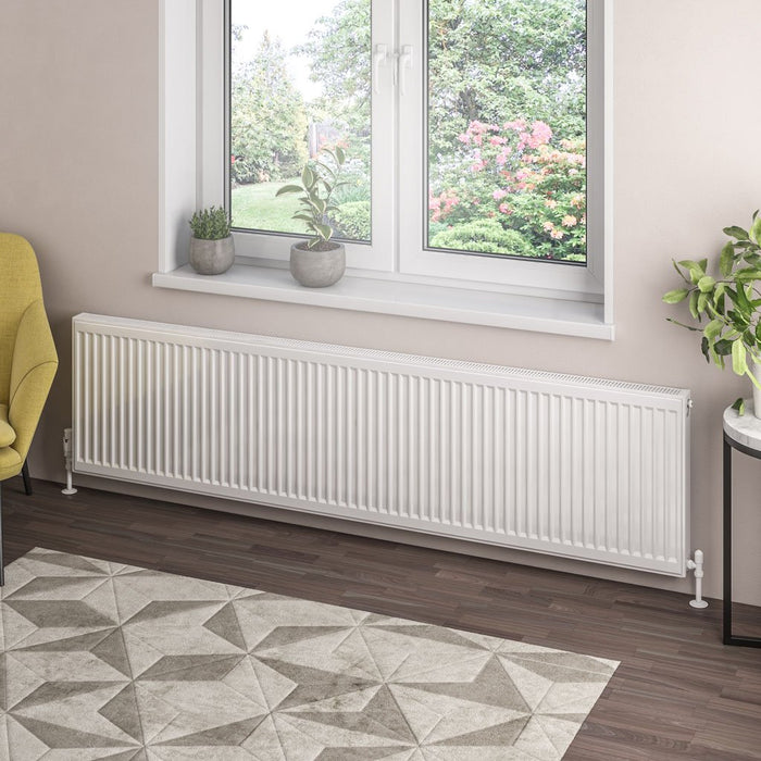 Eastbrook Type 21 Compact Single Panel Radiator Gloss White