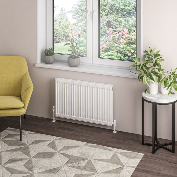 Eastbrook Type 21 Compact Single Panel Radiator Gloss White