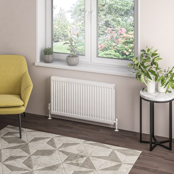 Eastbrook Type 21 Compact Single Panel Radiator Gloss White