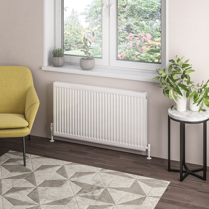 Eastbrook Type 21 Compact Single Panel Radiator Gloss White