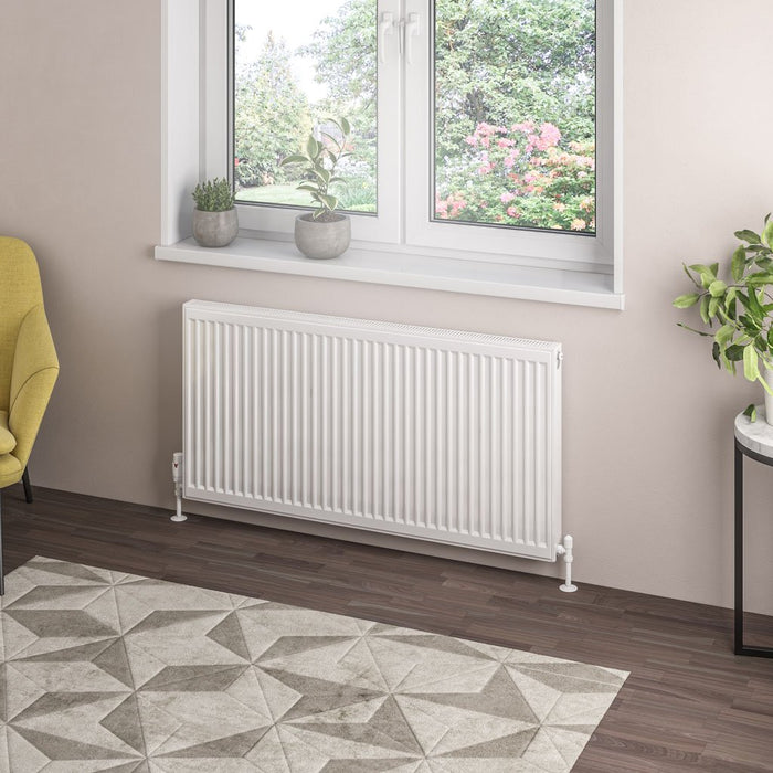 Eastbrook Type 21 Compact Single Panel Radiator Gloss White