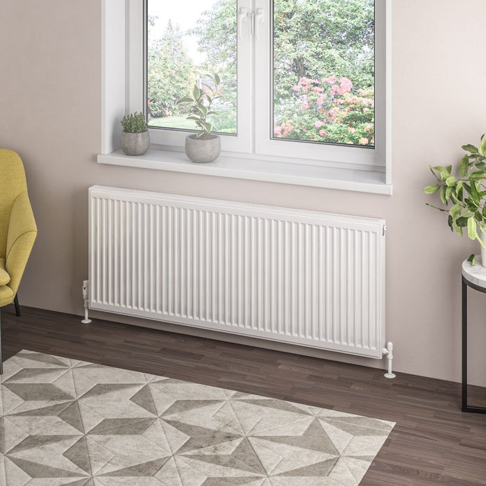 Eastbrook Type 21 Compact Single Panel Radiator Gloss White