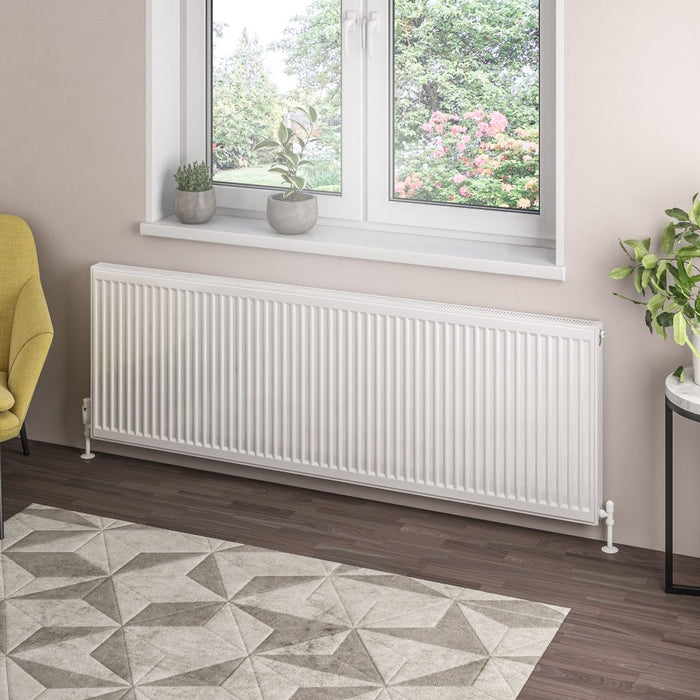 Eastbrook Type 21 Compact Single Panel Radiator Gloss White