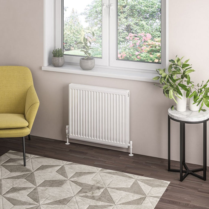 Eastbrook Type 21 Compact Single Panel Radiator Gloss White