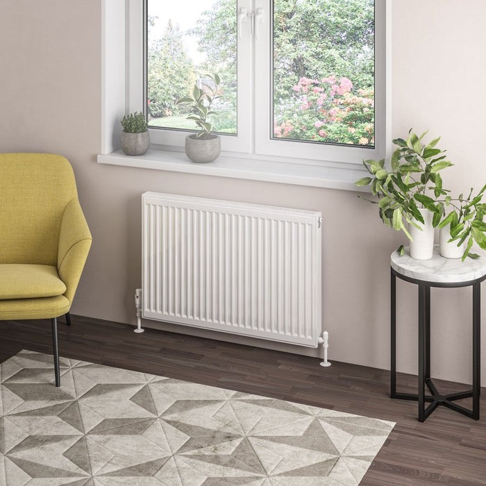Eastbrook Type 21 Compact Single Panel Radiator Gloss White