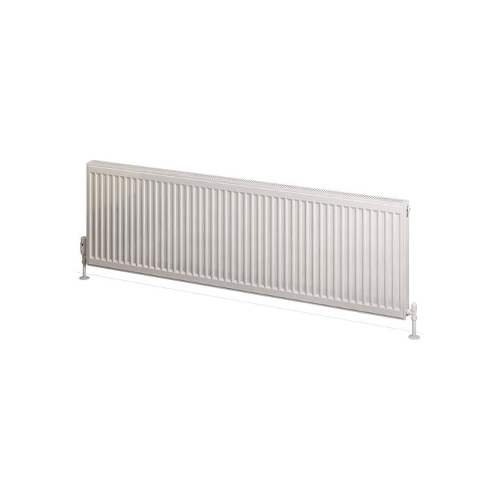 Eastbrook Type 21 Compact Single Panel Radiator Gloss White