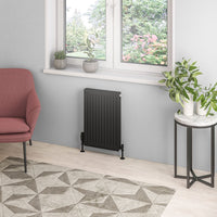 Eastbrook Type 21 Compact Single Panel Radiator Matt Black