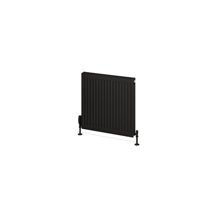 Eastbrook Type 21 Compact Single Panel Radiator Matt Black