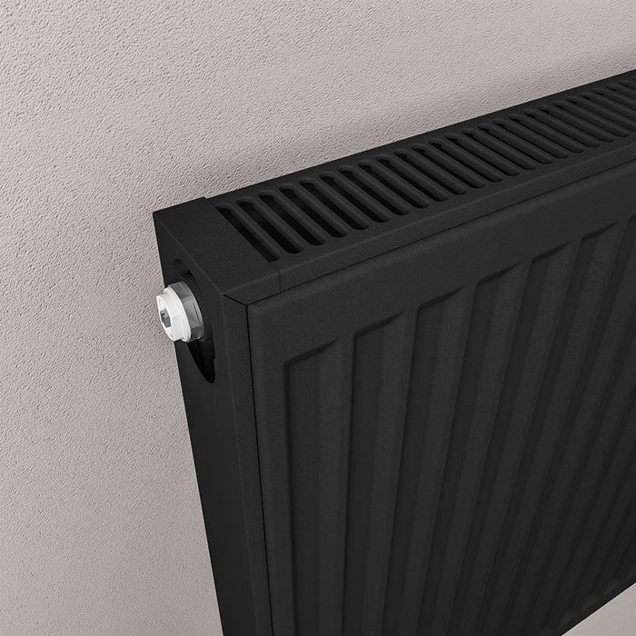 Eastbrook Type 21 Compact Single Panel Radiator Matt Black