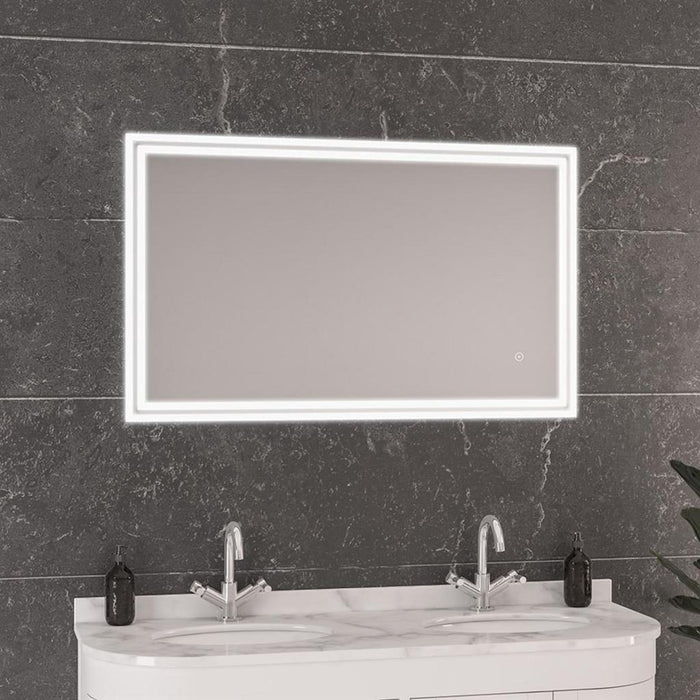 Eastbrook Valverde Illuminated Mirror - Chrome/White