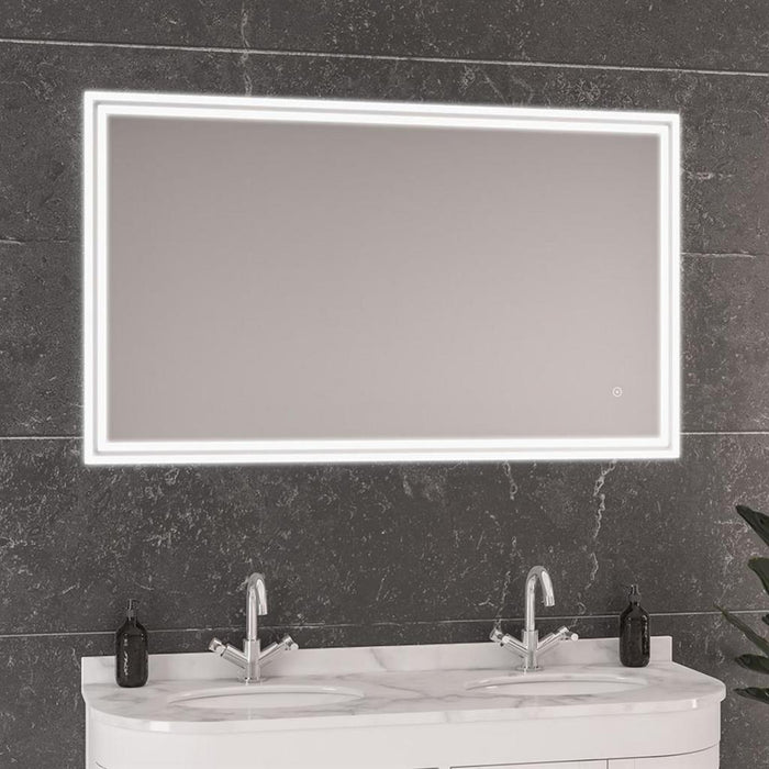 Eastbrook Valverde Illuminated Mirror - Chrome/White