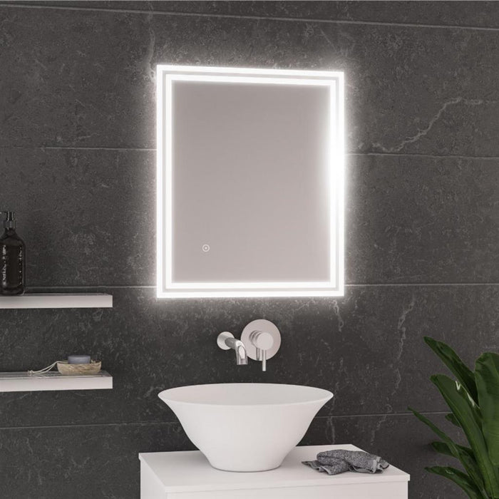 Eastbrook Valverde Illuminated Mirror - Chrome/White