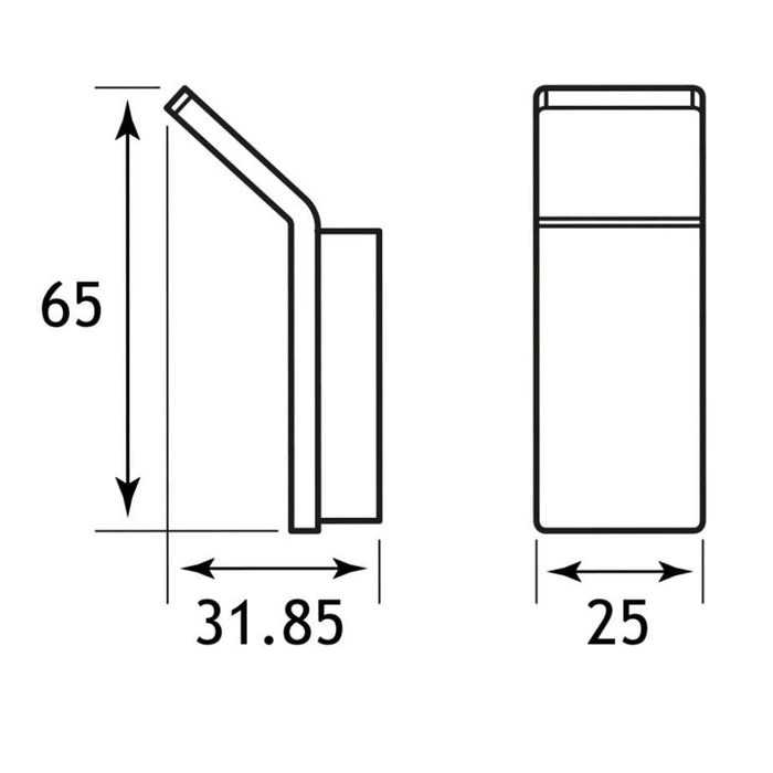 Eastbrook Vercelli Straight Robe Hook - Chrome - Robe Hooks