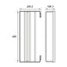 Eastbrook Vercelli Towel Rack with Bar - Chrome - Towel