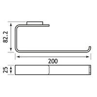 Eastbrook Vercelli Towel Ring - Chrome - Towel Rings