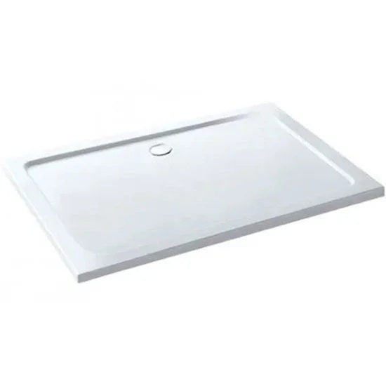 Eastbrook Volente Anti Slip Rectangular Shower Tray - White