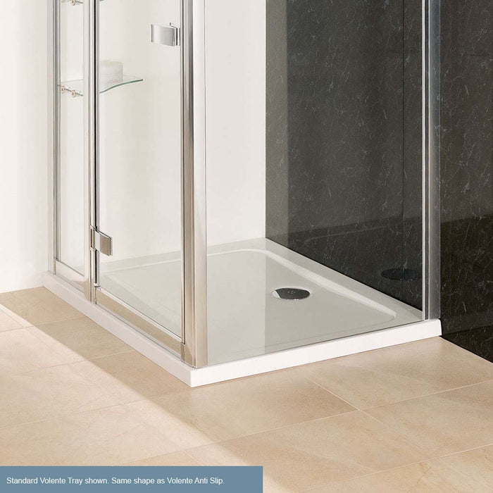 Eastbrook Volente Anti Slip Rectangular Shower Tray - White