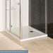 Eastbrook Volente Anti Slip Rectangular Shower Tray - White