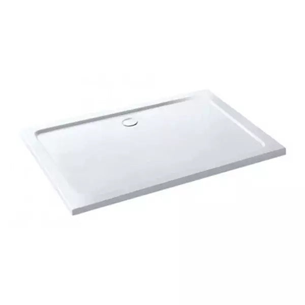 Eastbrook Volente Rectangular Shower Tray - White - 800mm x