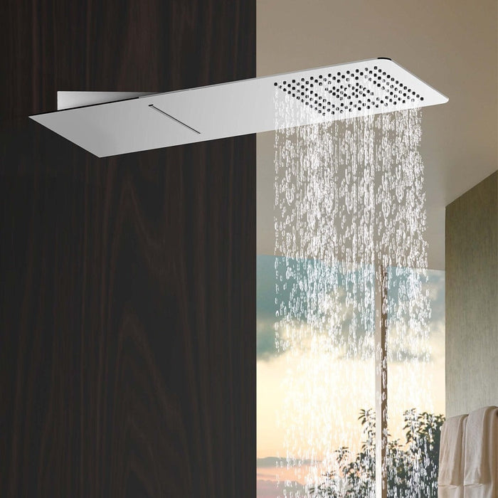 Eastbrook Wall Mounted Rectangular Fixed Shower Head