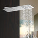 Eastbrook Wall Mounted Rectangular Fixed Shower Head