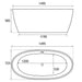 Eastbrook Wandsworth Freestanding Double Ended Bath