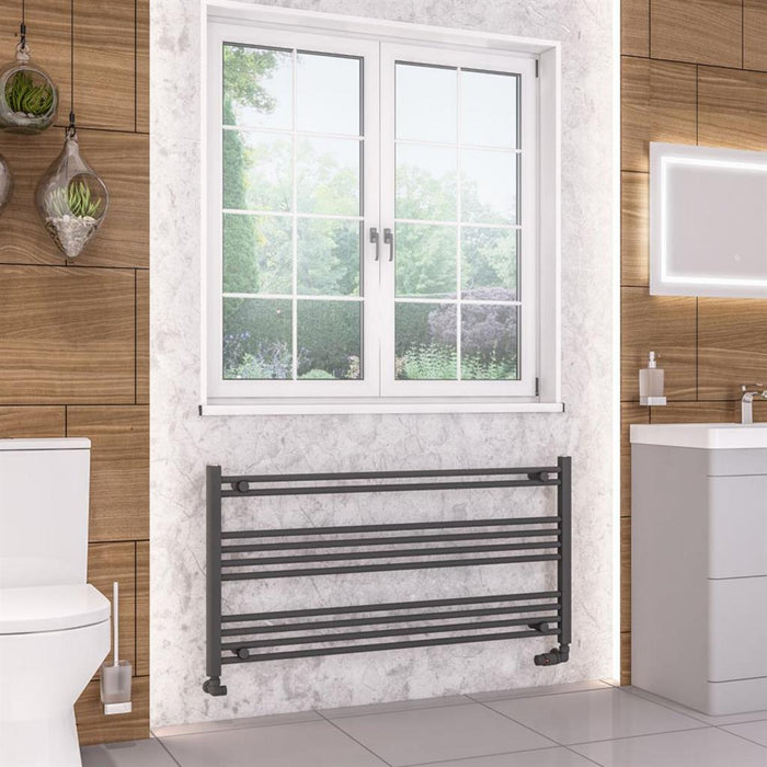 Eastbrook Wendover Horizontal Straight Heated Towel Rail
