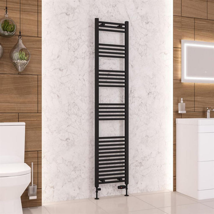 Eastbrook Wendover Vertical Straight Heated Towel Rail