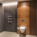 Eastbrook Westward Vertical Straight Heated Towel Rail