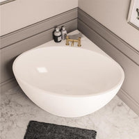 Eastbrook Whitchurch Corner Bath - 1270mm Long - White