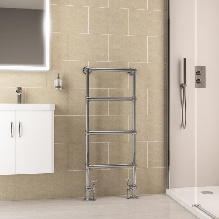 Eastbrook Windrush Heated Towel Rail Chrome - Heated Towel