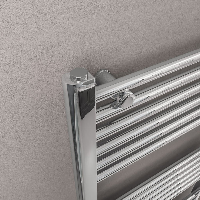 Eastbrook Wingrave Straight Heated Towel Rail - Chrome