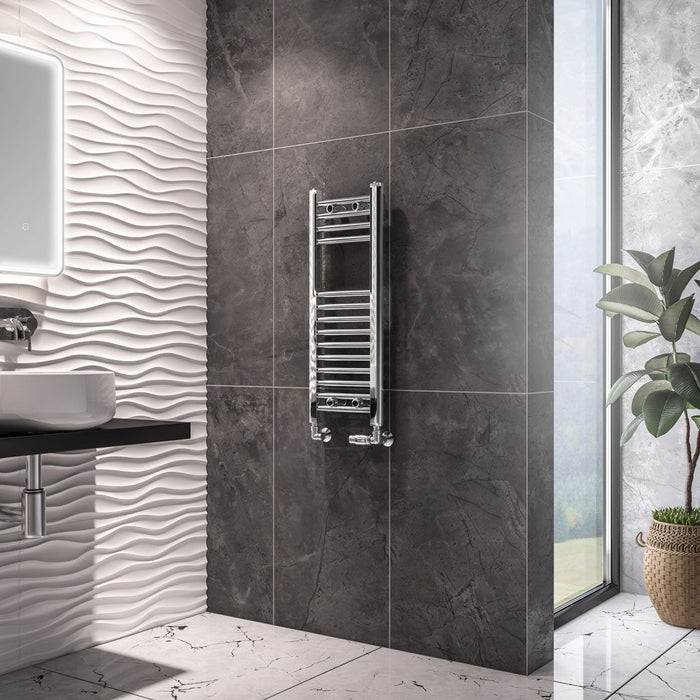 Eastbrook Wingrave Straight Heated Towel Rail - Chrome
