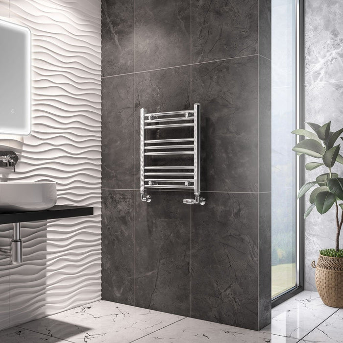 Eastbrook Wingrave Straight Heated Towel Rail - Chrome