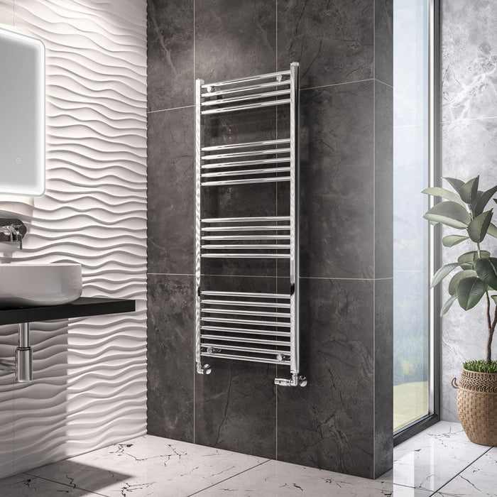 Eastbrook Wingrave Straight Heated Towel Rail - Chrome