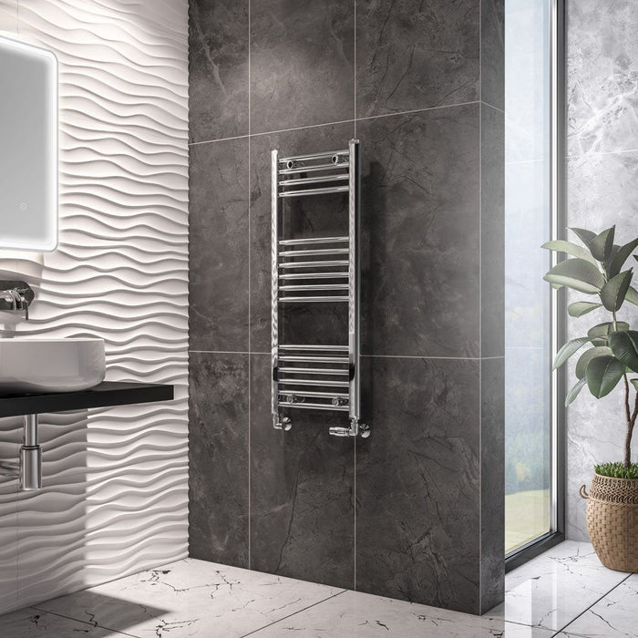 Eastbrook Wingrave Straight Heated Towel Rail - Chrome