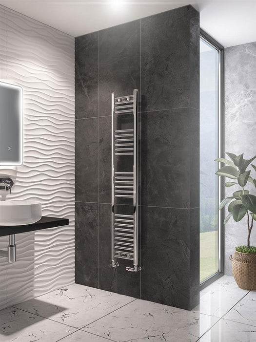 Eastbrook Wingrave Straight Heated Towel Rail - Chrome